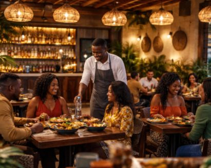 Cozy-dining-at-a-modern-Nigerian-restaurant